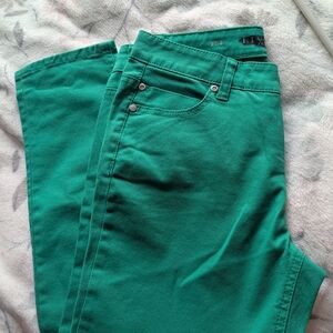 Liverpool Jeans Company Women’s Skinny Jeans in Teal Green
